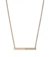 Chopard Rose Gold And Diamond Ice Cube Necklace In Rose Gold