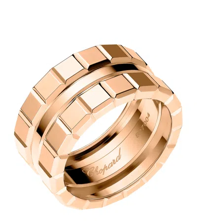 Chopard Rose Gold Ice Cube Ring