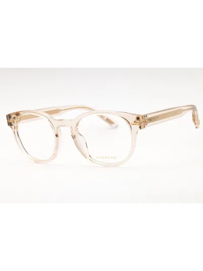 Chopard Round Women's Eyeglasses With Premium Acetate Craftsmanship In Neutral