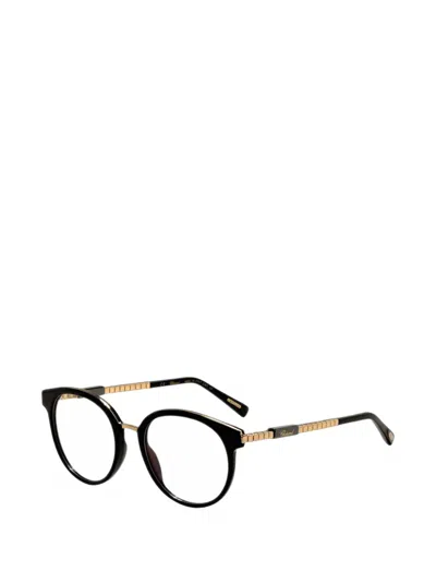 Chopard Round-frame Glasses In Black