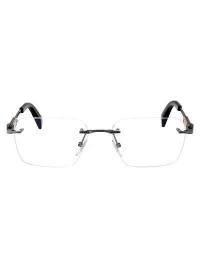 Chopard Rutenio Lucido Totale Metal Glasses In Black