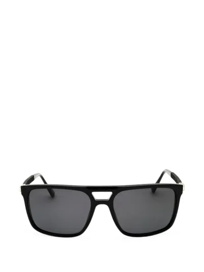 Chopard Sch311 Rectangle-frame Sunglasses In Black