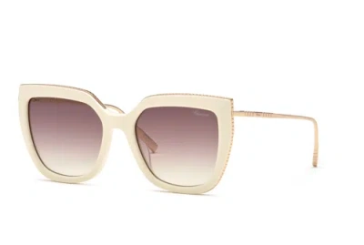 Pre-owned Chopard Sch319m 09ff Rosa Cipria Lucido 54/19/135 Women's Sunglasses