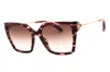 Chopard Chic Rectangular Sunglasses For Women In Purple