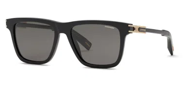 Chopard Sch398 Polarized 700p Occhiali Da Sole Neri Per Uomo In Black
