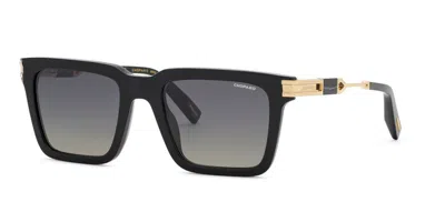 Chopard Sch411 700z Occhiali Da Sole Neri Per Uomo In Black