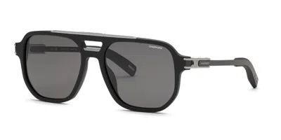 Chopard Sch412 Polarized 703p Men's Sunglasses Black Size 57