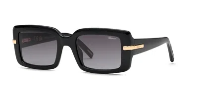 Chopard Sch413m 0blk Men's Sunglasses Black Size 53