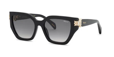 Chopard Black Acetate Sunglasses