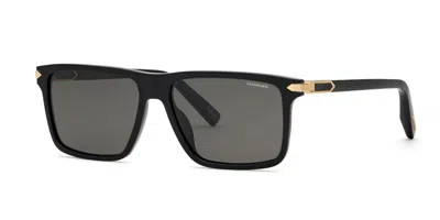 Chopard Sch427 Polarized 700p Men's Sunglasses Black Size 58