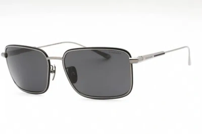 Pre-owned Chopard Schf84m-k56p-59 Sunglasses Size 59mm 145mm 17mm Ruthenium Men In Gray