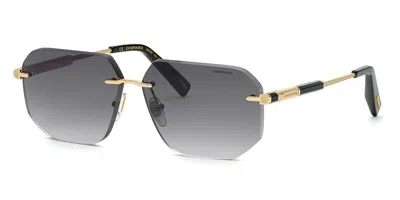 Chopard Schg80 0300 Men's Sunglasses Gold Size 60 In Gray
