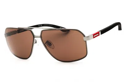 Chopard Schg89 Metal Aviator Sunglasses In Brown