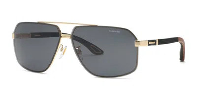Chopard Schg89v 0300 Men's Sunglasses Gold Size 66