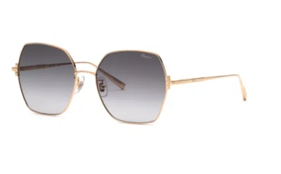 Pre-owned Chopard Schl02m 0300 Oro Rose' Lucido Totale 57/16/135 Women's Sunglasses
