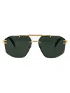 Chopard Schl23 Sunglasses In Oro Giallo Lucido