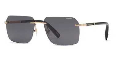 Chopard Schl75 300f Men's Sunglasses Gold Size 63