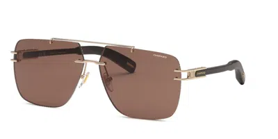 Chopard Schl78 0300 Men's Sunglasses Gold Size 65