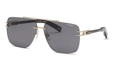 Chopard Schl78 300f Men's Sunglasses Gold Size 65