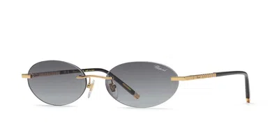 Chopard Schl87m 0300 Men's Sunglasses  Size 56 In Yellow