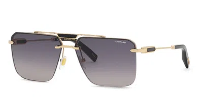 Chopard Schm11 0300 Men's Sunglasses  Size 63 In Gold