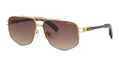 Chopard Schm12 300k Men's Sunglasses  Size 62 In Brown