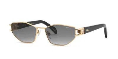 Chopard Schm13s 0300 Men's Sunglasses Gold Size 58