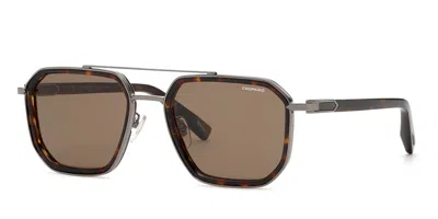 Chopard Schm40v Polarized 909p Men's Sunglasses  Size 56 In White