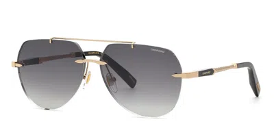 Chopard Schm44 0300 Men's Sunglasses  Size 63 In White