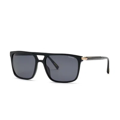 Chopard Shiny Black Sunglasses For Men