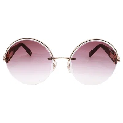 Pre-owned Chopard Shiny Copper Gold Metal Frame Brown Gradient Lens Sunglasses 95221-0472