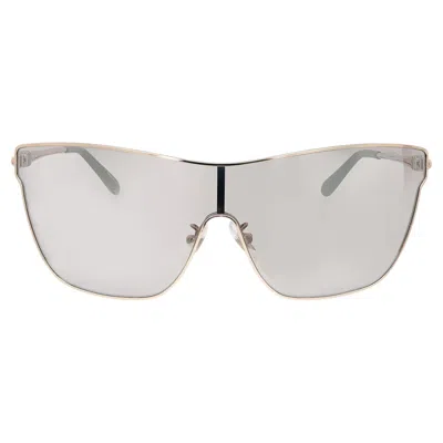 Pre-owned Chopard Shiny Light Gold Metal Frame Ivory Mirror Lens Sunglasses 95221-0404 In White