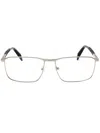 Chopard Sleek Rectangular Metal Eyeglasses For Men In Gray