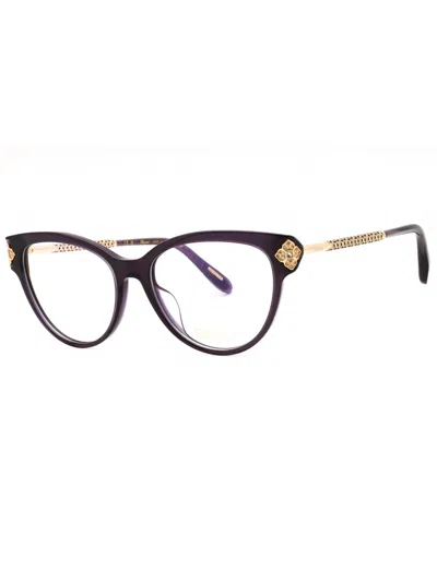 Chopard Sleek Women's Cat Eye Eyeglasses - Vch332s In Black