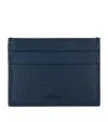 Chopard Small Leather Il Classico Card Holder In Blue