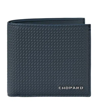 Chopard Small Leather Racing Bifold Wallet In Black