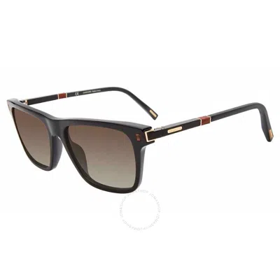 Chopard Smoke Brown Gradient Square Men's Sunglasses Sch312 700p 55