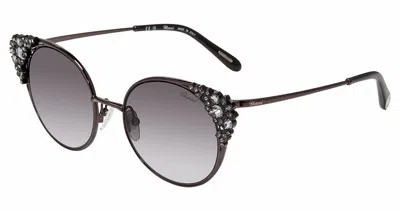 Chopard Smoke Cat Eye Ladies Sunglasses Schl06s 0530 53 In Neutral