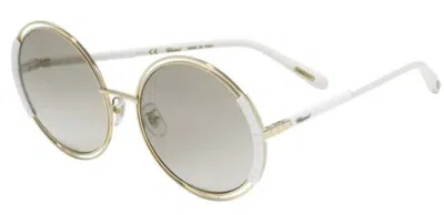 Chopard Smoke Gradient Round Ladies Sunglasses Schc79 300x 60 In ["white"]