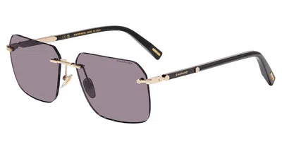 Chopard Smoke Navigator Men's Sunglasses Schl75 300f 63 In ["pink","black","gold Tone","rose Gold Tone"]