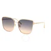 Chopard Smoke Orange Gradient Butterfly Ladies Sunglasses Schg67m 08fc 63