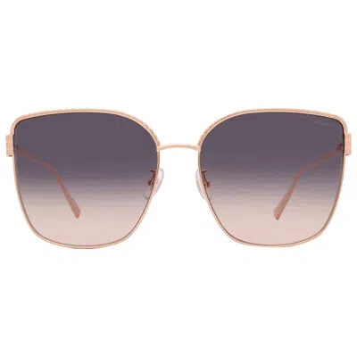 Chopard Smoke Orange Gradient Butterfly Ladies Sunglasses Schg67m 08fc 63 In Multi