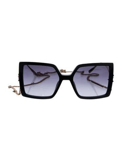 Pre-owned Chopard Square Gradient Sunglasses In Black