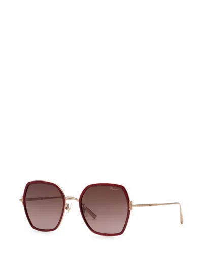 CHOPARD SQUARE-FRAME SUNGLASSES
