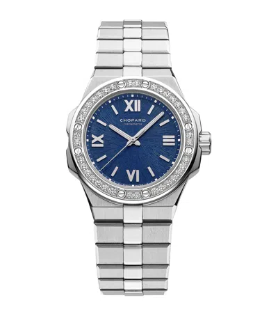 Chopard Stainless Steel And Diamond Alpine Eagle Watch In Metallic