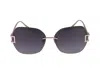 Chopard Grey Butterfly Ladies Sunglasses Schg31m 08fc 64 In Gold Coppered Glossy