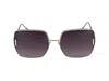 Chopard Grey Butterfly Ladies Sunglasses Schg31m 08fc 64 In Rose' Gold Polished Total