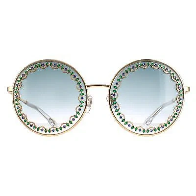 Pre-owned Chopard Sunglasses Schf11s 0300 Shiny Rose Gold Smoke Gradient In Gray