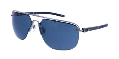 Pre-owned Chopard Sunglasses Schf23 509p 65 Polarized Lenses ,carbon Fiber/rubber In Blue