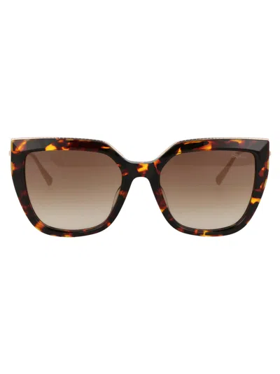 CHOPARD TITANIUM BROWN  SUNGLASSES